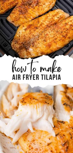 how to make air fryer tilapia with chicken