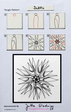 the instructions for how to draw a flower with pencils and paper on white paper