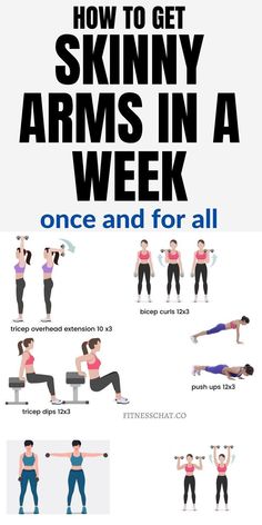 Arm Workout Routine, Good Arm Workouts, Arm Workout Women, An Exercise, Fitness Workout For Women, Weights Workout