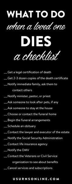 What to do when someone you love dies - a checklist Life Organization Binder, Family Emergency Binder, Estate Planning Checklist, When Someone Dies, Emergency Binder, Life Binder, Family Emergency, When I Die, Financial Life Hacks