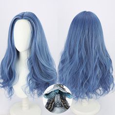 Including: Wig 
 Color:  Blue 
 
 Material: Heat Resistant Fiber 
 Gender: Gender-bending available 
 
 If you cannot find and like to buy the costume, wig, shoes, weapon or other accessories of this character, pls not hesitate to contact us 
 Please note that due to different screen resolution, products you receive may have a bit different as the one we show here. Elden Ring Ranni, Blue Cosplay Wig, Ranni The Witch, Blue Cosplay, Wig Color, Elden Ring, The Witch, Cosplay Wig, Cosplay Wigs