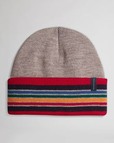 Beanie For Men, Pendleton Woolen Mills, Striped Beanies, Wool Beanie, Knitted Poncho, Parks And Recreation, The Pacific, Outerwear Women, The National