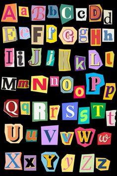 free fonts Alphabet Journal Stickers, Letters Journal Stickers, A Z Alphabet Font, Printable Fonts Free Alphabet, Alphabet Aesthetic Fonts, Abc Printables Free Aesthetic, Aesthetic Alphabet Fonts, Font A-z, Alphabets Aesthetic