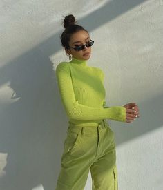 Green Fits, Grunge Style, Edgy Outfits, Colourful Outfits, Winter Looks, Grunge Outfits