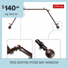 the rod desyle pole bay window is $ 40 99