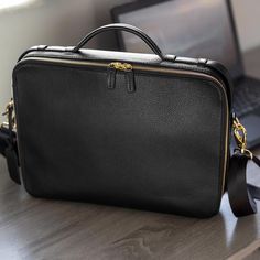 Levenger | Women's Leather Business Briefcase Commuter Backpack Women, Modern Briefcase, Stylish Laptop Bag, Best Work Bag, Womens Work Bag, Smart Organization, Briefcase Women, Business Briefcase, A Notebook