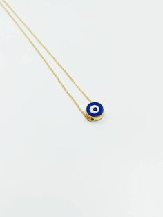 Dainty evil eye necklace is adjustable. This Turkish jewelry would be the great gift as a protection jewelry. Lenght of the nazar necklace is 45 cm (17.5 in) Blue Evil eye bead is 1 cm (0.3 in) For more evil eye necklaces, click the link below; https://www.etsy.com/shop/EyeDesignsbyGG?ref=search_shop_redirect&section_id=30285329 Nazar Necklace, Turkish Eye, Eye Gift, Protection Jewelry, Evil Eye Earrings, Turkish Jewelry, Blue Evil Eye, Eye Earrings, Evil Eye Charm