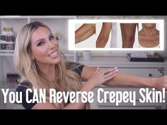 How To Fix Crepey Skin, Crepe Skin Remedy Diy, Crepy Skin, Sagging Skin Remedies, Crepe Skin, Self Tanning Tips, Creepy Skin, Tanning Tips, Crepey Skin