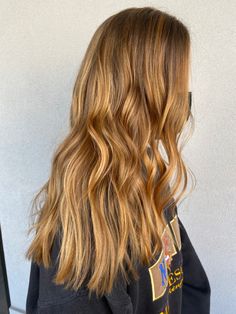 Golden Balayage, Red Balayage Hair, Caramel Hair, Hair Color Light Brown, Strawberry Blonde Hair, Honey Hair, Light Hair Color