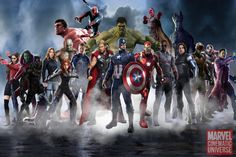 marvel universe All Avengers Characters, All Avengers, Marvel Movie Posters, Marvel Costumes, Avengers Characters, Justin Theroux, Civil Wars, Avengers Wallpaper, Hero Movie