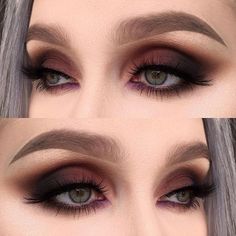 Classic Makeup Looks, Make Up Designs, Classic Makeup, Smokey Eye Makeup Tutorial, Makeup Guide, Makeup Tricks, Makeup Tutorial For Beginners