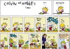 a comic strip about the life and times of calvin and hode's children