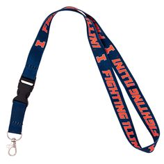 PRICES MAY VARY. [ MEASUREMENTS ] this lanyard measures 0.75 inches wide and 1.5 feel long from end to end. [ PREMIUM QUALITY ] the designs on our lanyards are printed on both sides. [ EASY RELEASE ] our buckle plastic clip makes it easy to remove your keys or other object from the lanyards [ OFFICIALLY LICENSED ] This Desert Cactus branded item is an officially licensed product, which means your University/College has approved this product and design. [ SEWING ] The way the lanyard is sewed is Sides Easy, School Id, University Of Illinois, Secure Attachment, Lanyard Keychain, Desert Cactus, Plastic Clips, University College, Id Badge Holders