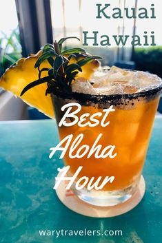 the best aloha hour in hawaii