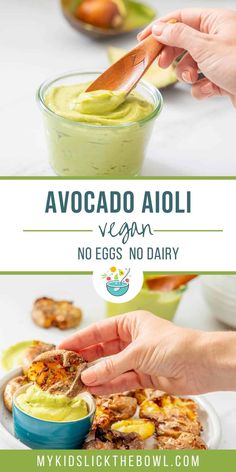 avocado aioli is an easy and healthy appetizer that's ready in less than 30 minutes