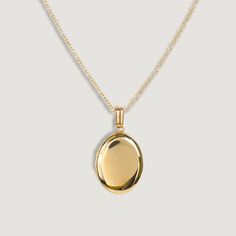 Wear a touch of elegance to any event with this perfect little statement! It's a great way to keep your loved ones close to your heart, or simply express your individuality/ Metal: 14k Gold over Sterling Silver Chain size：550+5mm/21.65+2" Weight: 3g Silver Locket, Love Necklace, Locket Necklace, 14kt Gold, Sterling Silver Chain, Sterling Silver Chains, Locket, Silver Chain, 1 Year