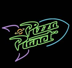 Pizza Planet Wallpaper, Pizza Planet Sign, Toy Story Pizza Planet, Planet Wallpaper, Dibujos Toy Story, Planet Signs, Pizza Planet, Planets Wallpaper, Dessert Pizza