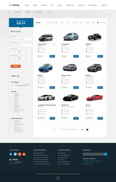 Real Estate Websites, Travel Agencies, Ecommerce Web Design, Ecommerce Web, Web Design Projects, Rent A Car, Travel Agency, Psd Templates, For Real