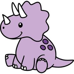 a purple dinosaur sitting on the ground