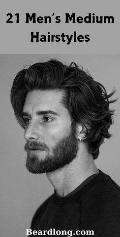 Searching for the ideal look that’s not too short or too long? Explore the 21 best medium hairstyles for men, designed for all hair types—whether you’ve got wavy, curly, or straight hair. From sophisticated styles to casual cuts, these looks are perfect for men who want versatility and a modern touch. Explore medium length haircuts, hair styles and cuts for men, including straight, wavy, messy, and curly looks. Elevate your style with these medium length hair ideas. Beard With Medium Length Hair, Guys Medium Hairstyles, Men Medium Length Haircut, Men’s Hairstyles Long Hair, Medium Length Curly Hairstyles Men, Mens Messy Haircut, Men Medium Length Hair Straight, Men S Medium Length Hairstyle, Medium Hair Men Style