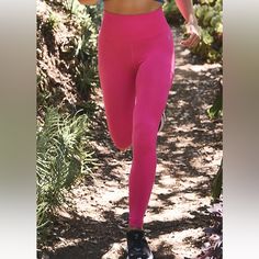 Fp Movement High-Rise 7/8 Good Karma Leggings In Light Red These Ultra Flattering Leggings Transition To Brunch, Bikram And Beyond. Ultra-Soft, High-Rise, 7/8 Crop, Holds You In Waist With Breathable Pinhole Detail At The Back Legs. Ribbed Knit Design. Spf 30 Uv Protection. 76% Nylon & 24% Spandex Size: M/L Color: Light Red Super Stretch Leggings Msrp $78.00 Flattering Leggings, Light Red Color, Track Leggings, Free People Leggings, Velvet Flares, Graphic Leggings, Metallic Leggings, Tie Dye Leggings, Good Karma