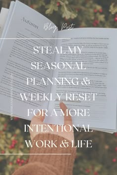 Seasonal living is a lifestyle that integrates the healing aspects of nature so much into the present moment that we don’t feel the need to escape the demands of modern life. Rather, we live outside of them, and are equipped to embrace them without the stress & overwhelm. A way of living that helps us to see the beauty of every day. Be present & discover a calmness and understanding of life… Seasonal planning takes all these benefits and applies them to how we work & plan our lives Slow Living September, Seasonal Living Aesthetic, Living With The Seasons, Seasonal Living List, Living Seasonally, Daily Reset, Brand Pillars, Seasons Aesthetic, Wellness Rituals