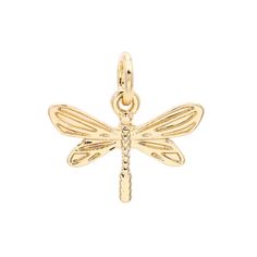 14K Gold Plated Dragonfly Charm by Bead Landing™ | Michaels Bead Landing, Jewelry Making Kits, Dragonfly Charm, Silver Snowflakes, Jewelry Making Charms, Charm Set, Special People, A Bracelet, Charm Jewelry