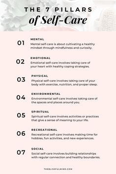 Pillars Of Self Care, Self Care Bullet Journal, Healthy Mindset, Coping Strategies, Mental And Emotional Health, Self Care Activities, Holistic Approach, Self Motivation, Self Healing