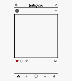 the instagram icon is shown in black and white, with red hearts on it