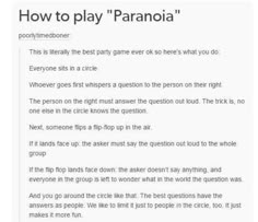 an article about how to play'paranoid'on the internet, and what it means