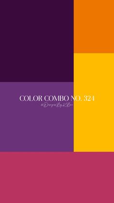 the color combination is shown in different colors