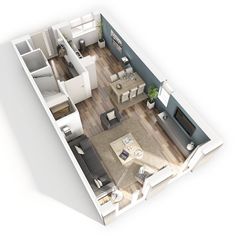 the floor plan of a two bedroom apartment