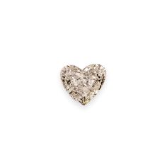 a heart shaped diamond on a white background