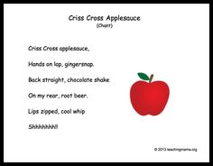 an apple with the words criss cross appelquace on it's side