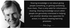 a black and white photo with a quote on it saying sharing knowledge is not about giving people something or getting something from them