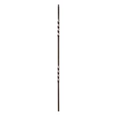 a black and white striped stick on a white background