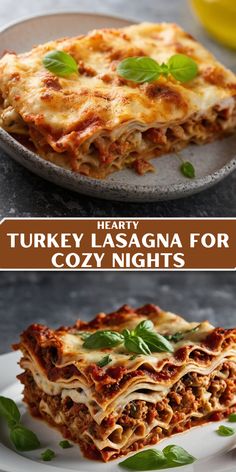 turkey lasagna for cozy nights is an easy and delicious dinner that's ready in under 30 minutes