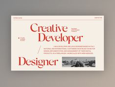 an image of a website page with the title creative web design for people and businesses