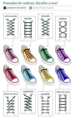 Ways To Lace Shoes, How To Tie Shoes, Shoelace Patterns, Diy Shoe, Seni Dan Kraf, Shoe Lace Tying Techniques, Green Converse, Tie Shoelaces