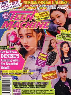 the front cover of teen magazine