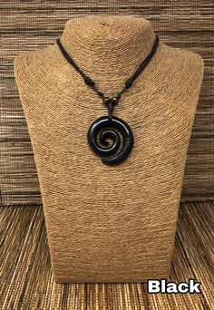 "*Beautiful Spiral Necklace *The Spiral signifies a New Beginning, Spirituality, Peace and Tranquility *Adjustable Black Cord - Fits Most Size - From 16\" Inches up to to 30\" Inches. Pull the knots and the cord to adjust the lenght *Pendant Dimensions: Approximately 2\" Inches x 2\" inches This beautiful necklace is simply stunning. Our commitment to excellent quality ensures each piece is skillfully inspected. Order this today or browse our incredible selection of jewelry. FAST SHIPPING! *Firs Trendy Cheap Spiral Jewelry, Cheap Trendy Spiral Jewelry, Cheap Spiral Necklaces As Gift, Spiral Adjustable Necklace As Gift, Adjustable Spiral Necklace As Gift, Adjustable Spiral Necklace For Gifts, Adjustable Spiral Necklace For Gift, Spiral Black Necklace As A Gift, Black Spiral Necklace For Gift