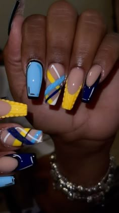 Swag Nails Designs, Swag Nails Short, Colorful Nail Art Designs, Nail Designs Colorful, Dope Nail Designs Swag, Diva Nails, Matte Nails Design, Sassy Nails, Vibrant Nails