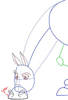 an image of a drawing of a rabbit