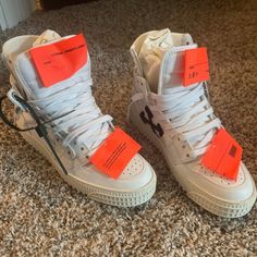 Off-White Court 3.0 Sneakers. Size 39, Worn Once. Off White Shoes, Basketball Sneakers, Sneakers Outfit, White Shoes, Sneaker Shopping, Womens Shoes Sneakers, Color White, Shoes Sneakers, Off White