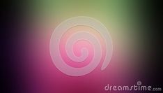 an abstract blurry background in pink, green and yellow colors with white spirals