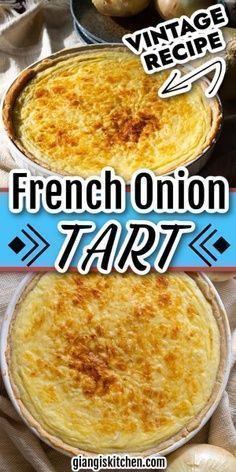 an image of french onion tart recipe