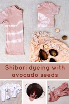 shibori dyeing with avocado seeds is an easy way to make your own diy project