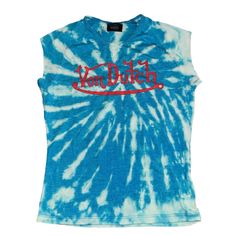 This Shirt Was Tie Dyed By Me - Never Worn, Pre Washed Size S Ptp: 14.5 In Length: About 20 In Reasonable Offers Accepted Casual Hand Dyed Blue Top, Casual Bleached Blue Top, Casual Blue Bleached Top, Summer Bleached Blue Tops, Blue Bleached Cotton Tops, Dutch Blue, Von Dutch, Y2k Clothes, Tie Dye Shirt