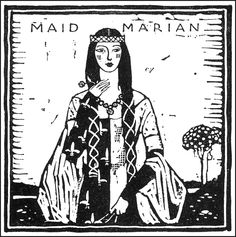 a black and white drawing of a woman with long hair, wearing a headdress