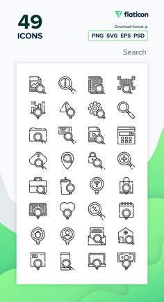 the icons are shown in black and white